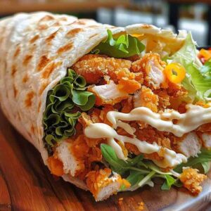 CHEESY CHICKEN CRUNCHY WRAP
