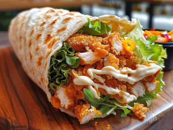 CHEESY CHICKEN CRUNCHY WRAP