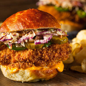 CHICKEN BURST BURGER