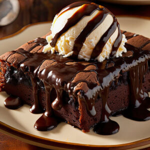 HOT CHOCOLATE BROWNIE