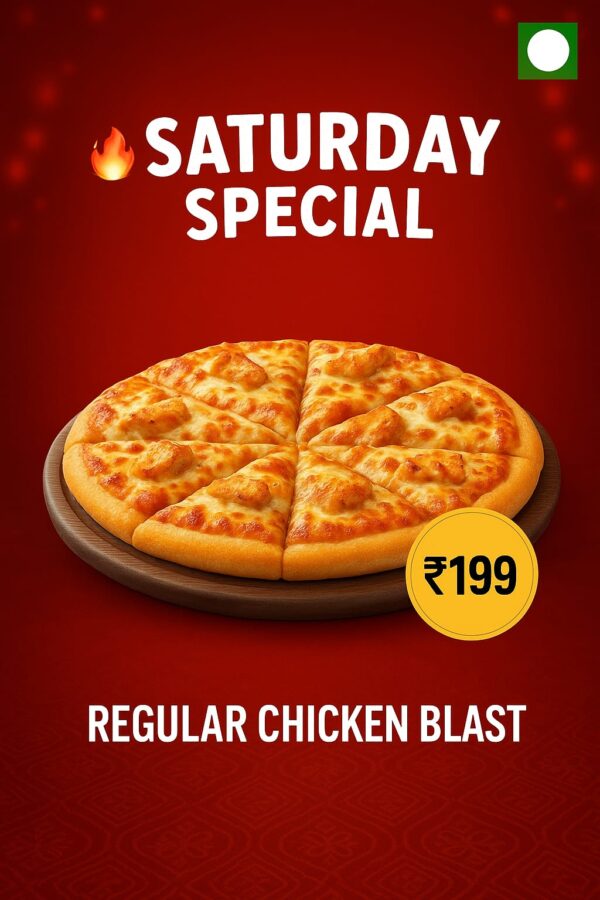 Regular Chicken Blast Pizza (Offer)